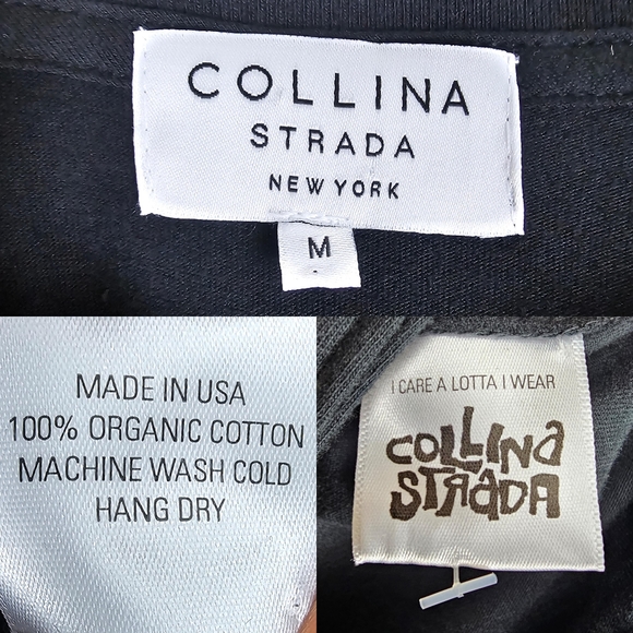 Collina Strada homecoming fringe embellished butterfly black & pink t-shirt - Picture 9 of 15